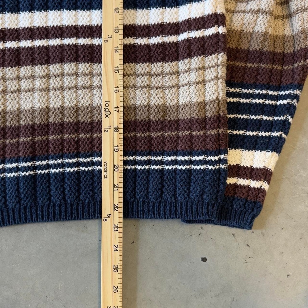 Vintage Christopher & banks striped knit pattern pullover sweater - Picture 5 of 6